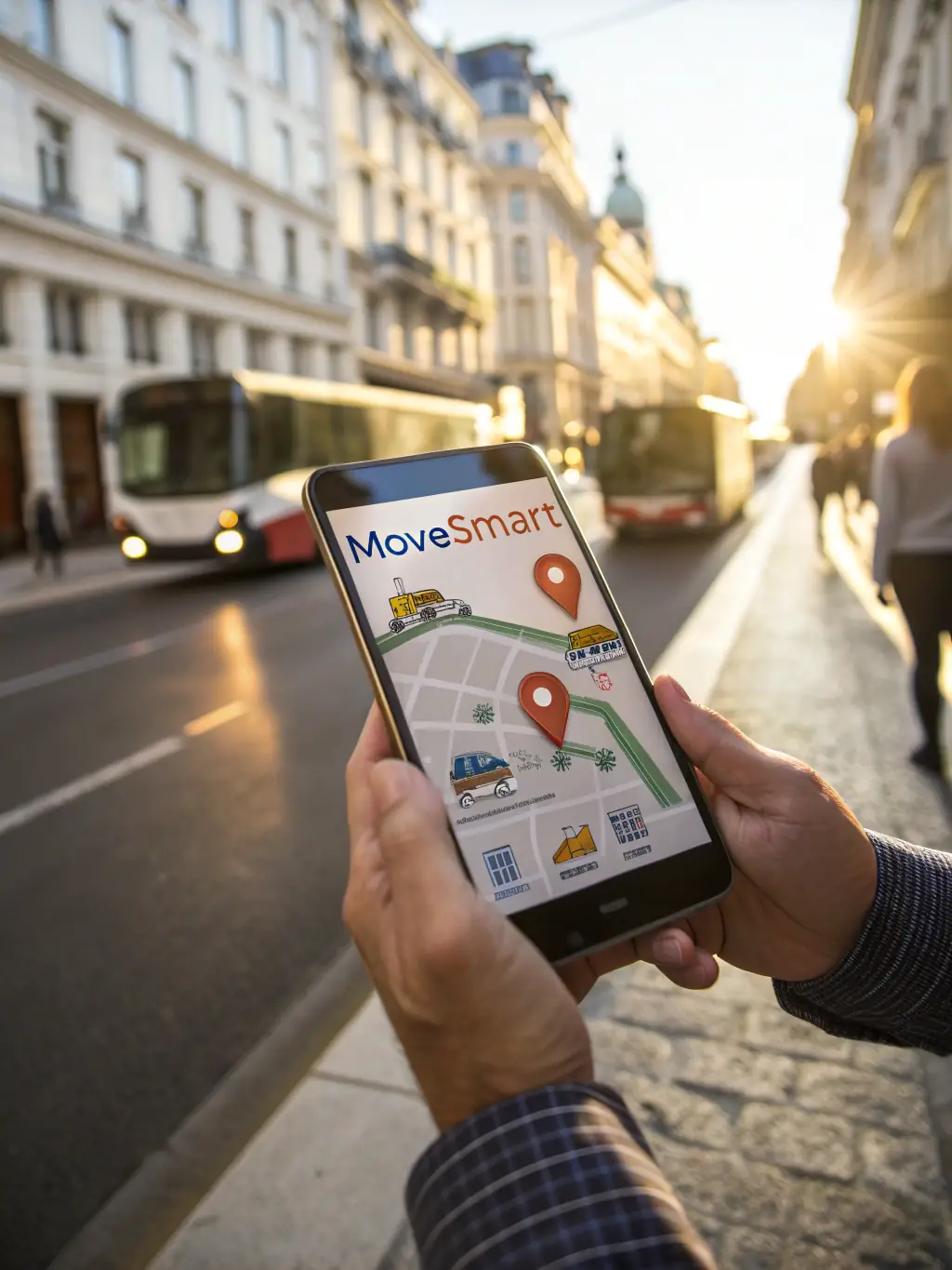 A screenshot of the SpotMeApp map interface, highlighting the real-time rendering of user locations and the dynamic updates as users move around.
