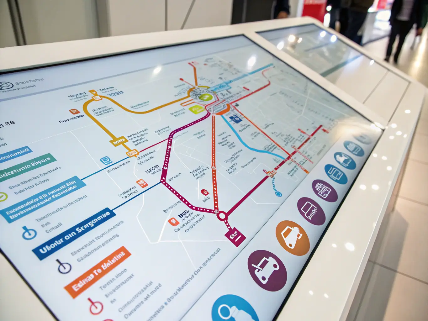 An image of the SpotMeApp map interface displaying several user icons within a 200-meter radius, showcasing how nearby users appear on the map.